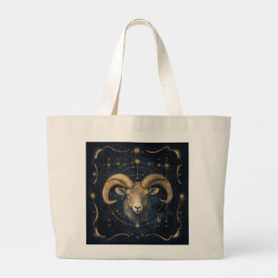 Grand Tote Bag Baies Vibes Zodiac - Budget Fourre-tout