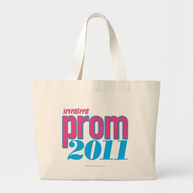 Grand Tote Bag Bal d'étudiants 2011 - Aqua (Devant)