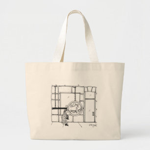 Grand Tote Bag Bande dessinée 3070 d'optométrie