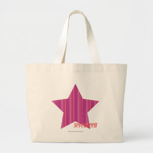 Grand Tote Bag Bandes minces Purple 3