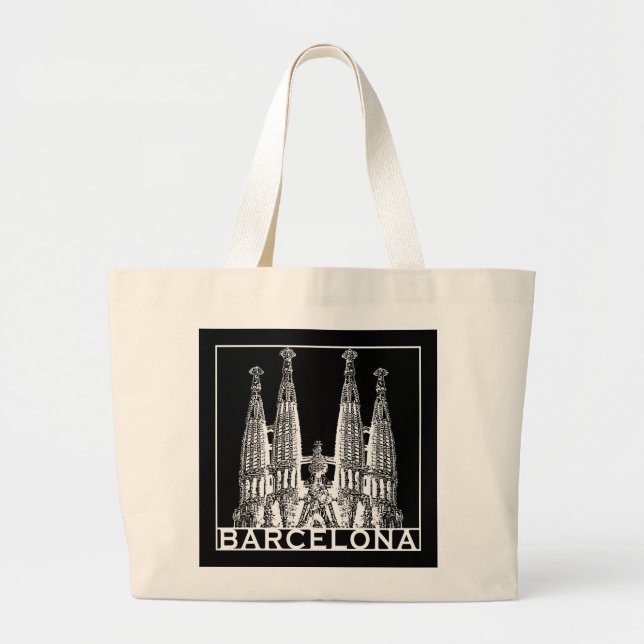Grand Tote Bag Barcelone (Devant)