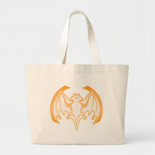 Grand Tote Bag Bat Orange Inv Le MUSÉE Zazzle Cadeaux