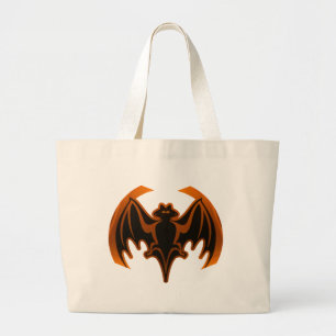 Grand Tote Bag Bat Orange Le MUSÉE Zazzle Cadfts