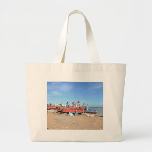 Grand Tote Bag Bateau de pêche Hastings