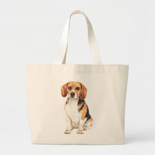 Grand Tote Bag Beagle Maman Puppy Lover Dog Dessin-Cartoon Beagle