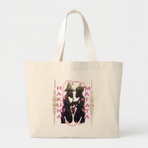 Grand Tote Bag Beau Couple Africain Incroyable : Un Art Romantiqu