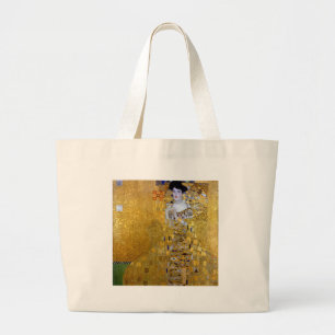 Grand Tote Bag Beau la femme en or Gustav Klimt