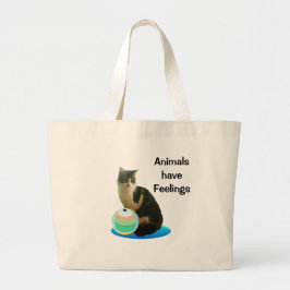 Grand Tote Bag Beau Tabby Cat