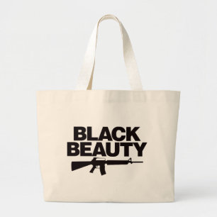Grand Tote Bag Beauté noire AR - noir