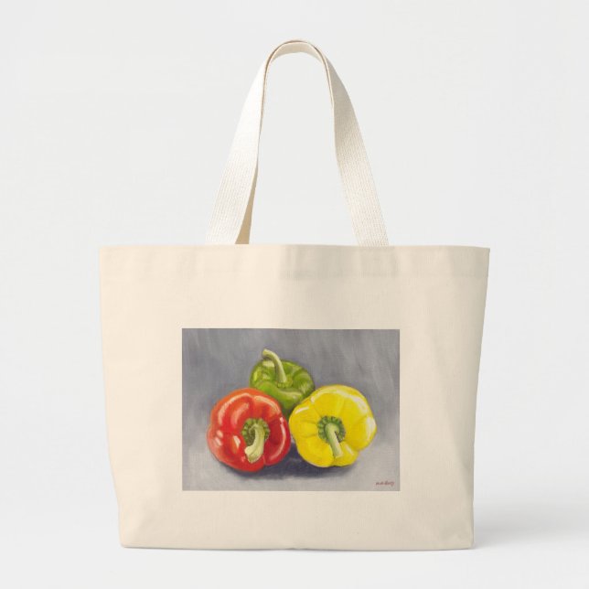 Grand Tote Bag Bell Peppers (Devant)