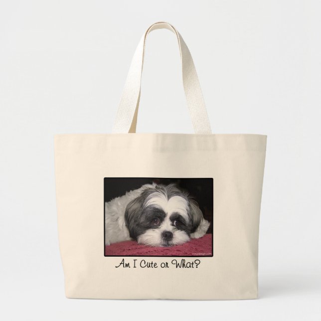 Grand Tote Bag Belle Le Chien Chih Tzu (Devant)