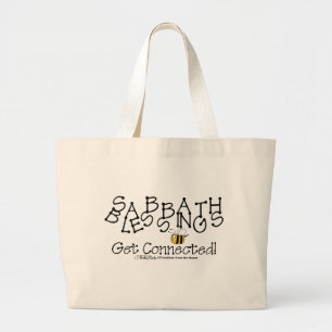 Grand Tote Bag Bénédiction Sabbat Se Connecter
