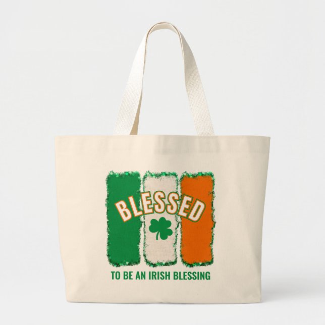 Grand Tote Bag BÉNÉFICIÉ D'ÊTRE UN IRLANDAIS BÉNÉFICIANT DE LA St (Devant)