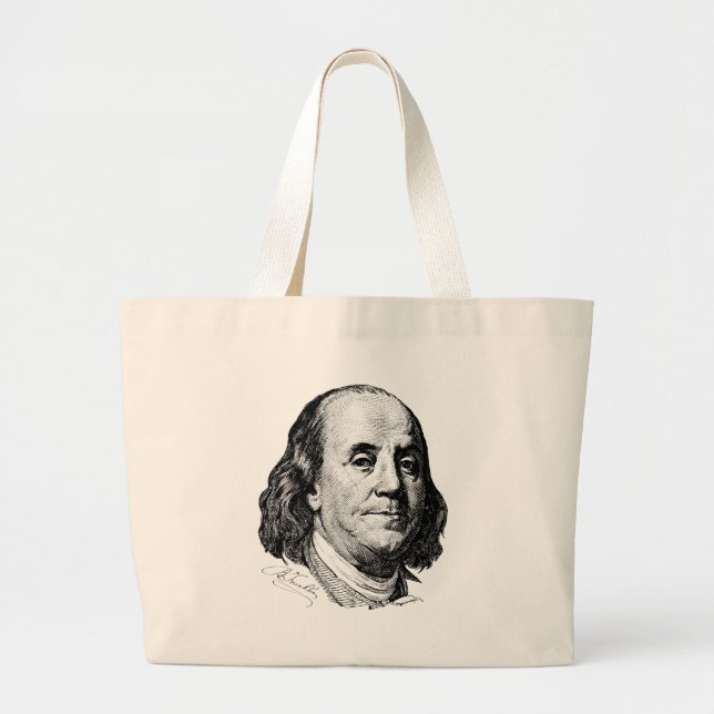 Grand Tote Bag Benjamin Franklin (Devant)