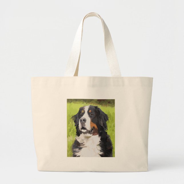 Grand Tote Bag Berese mountain dog (Devant)
