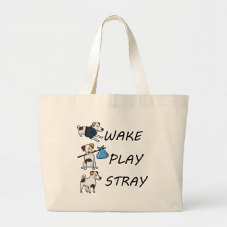 Grand Tote Bag BÊTE PERDUE de JEU de SILLAGE de Jack Russell