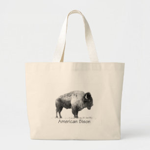 Grand Tote Bag Bison américain