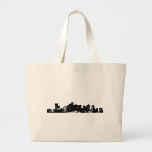 Grand Tote Bag Black White Pop Art New York