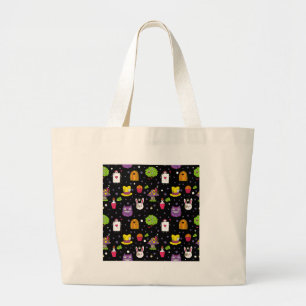 Grand Tote Bag Black Wonderland