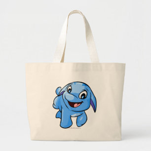 Grand Tote Bag Bleu de Poogle