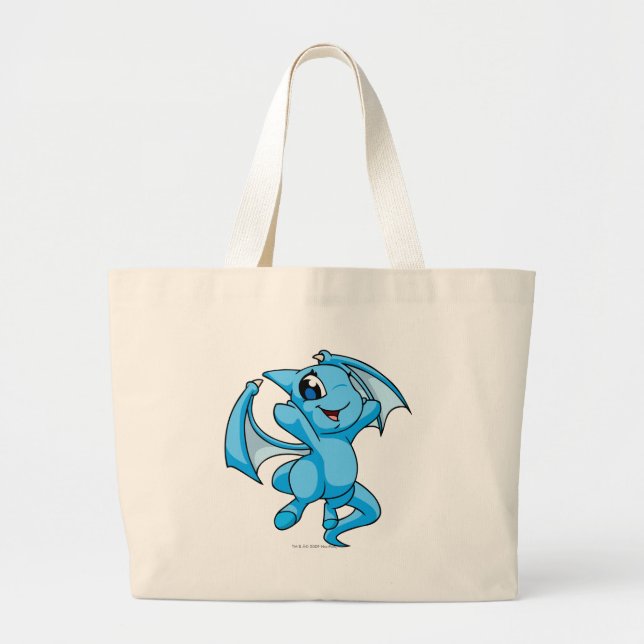 Grand Tote Bag Bleu de Shoyru (Devant)