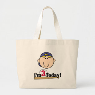 Grand Tote Bag Blond Boy Baseball 3e anniversaire