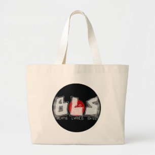 Grand Tote Bag BLS bat les paroles talent HIP HOP