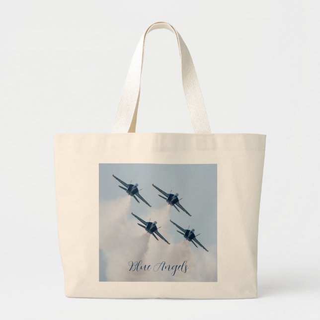 Grand Tote Bag Blue Angels Fourre-tout (Devant)