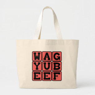Grand Tote Bag Boeuf Wagyu, Vache Japonaise