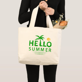 Grand Tote Bag Bonjour été