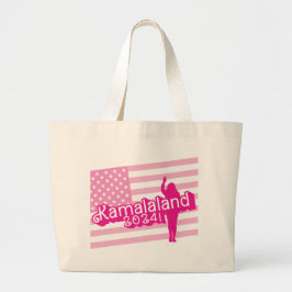 Grand Tote Bag "Bonjour Kamala" - Jumbo Fourre-tout (pas de sloga