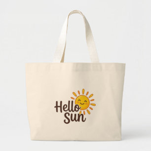 Grand Tote Bag Bonjour Soleil