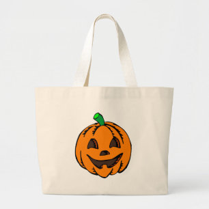 Grand Tote Bag Bonne Jack-o'-lantern