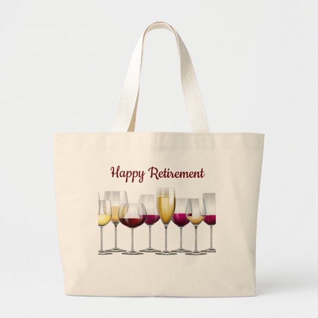Grand Tote Bag Bonne retraite (Devant)