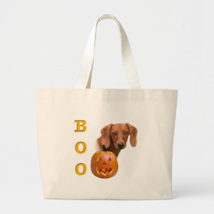 Grand Tote Bag Boo Dachshund (lisse)