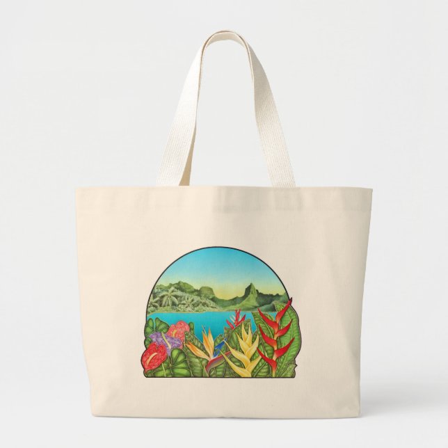 Grand Tote Bag Bora Bora (Devant)