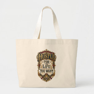 Grand Tote Bag Bosse Pour La Vie Que Vous Désirez - Couronne De L