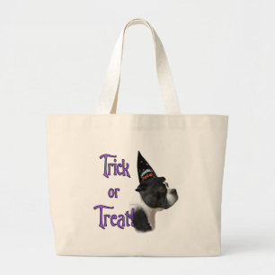 Grand Tote Bag Boston Terrier Trick
