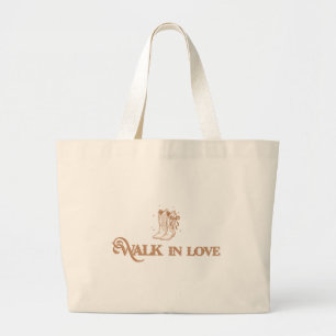Grand Tote Bag Bottes de cowgirl occidentales Walk in Love