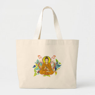 Grand Tote Bag Bouddha heureux