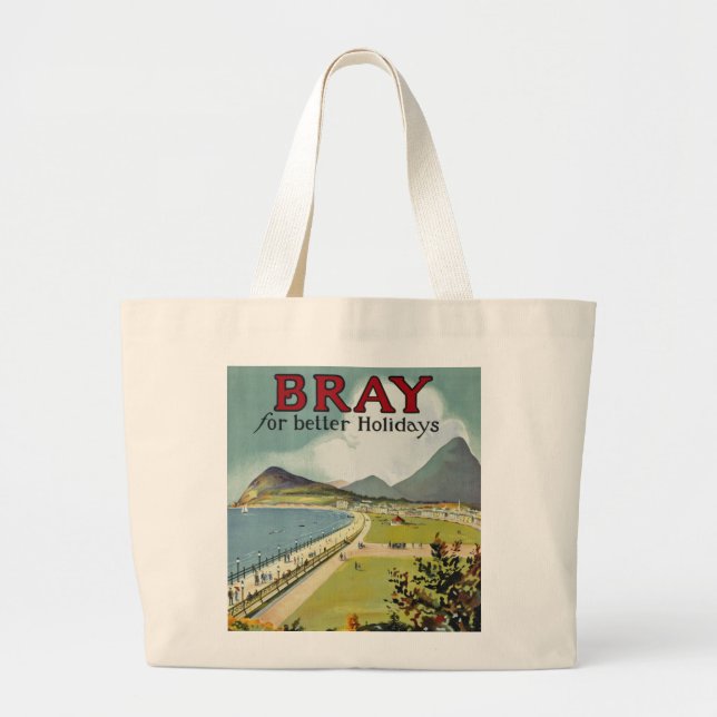 Grand Tote Bag Bray ~ pour de meilleures vacances (Devant)