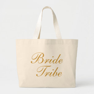 Grand Tote Bag Bride Tribe Gold