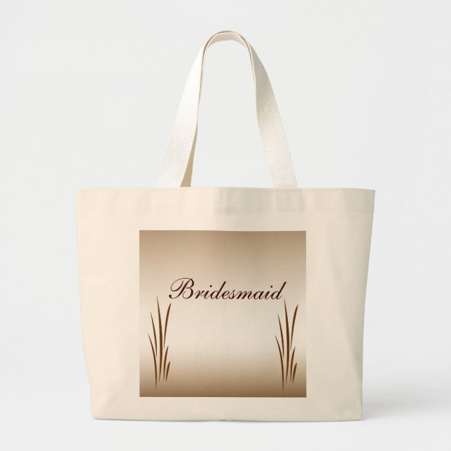 Grand Tote Bag Bridesmaid de la récolte d'automne (Devant)