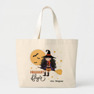 Grand Tote Bag Brochure Halloween frénétique personnalisée