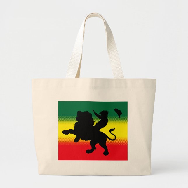 Grand Tote Bag Bruit de ville fantôme (Devant)