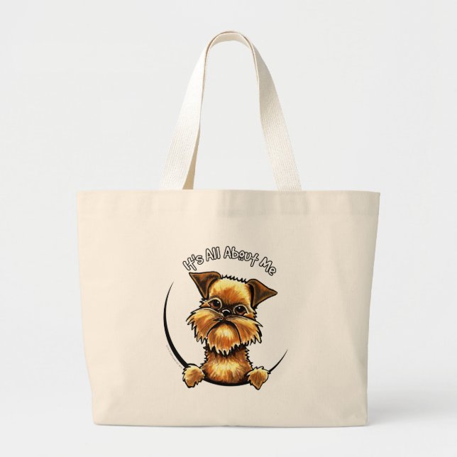 Grand Tote Bag Bruxelles Griffon C'Est Tout À Moi (Devant)