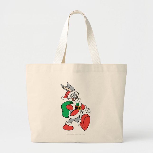Grand Tote Bag BUGS BUNNY™ Père Noël (Devant)