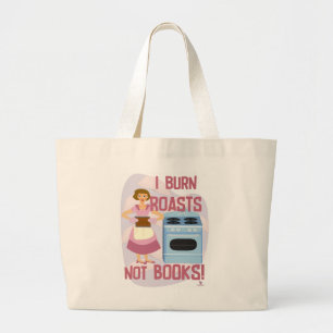 Grand Tote Bag Burn Roasts Pas Livres Sassy Housewoman Auteur