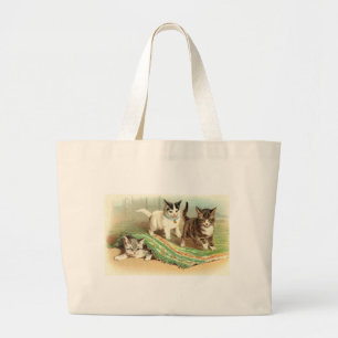 Grand Tote Bag Cache-cache de chatons