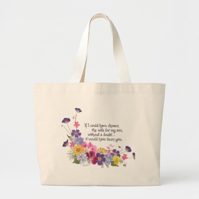 Grand Tote Bag Cadeau de belle-fille (Devant)
